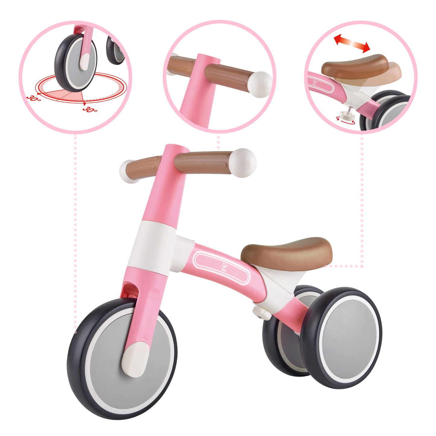 First Ride Balance Bike Light Pink