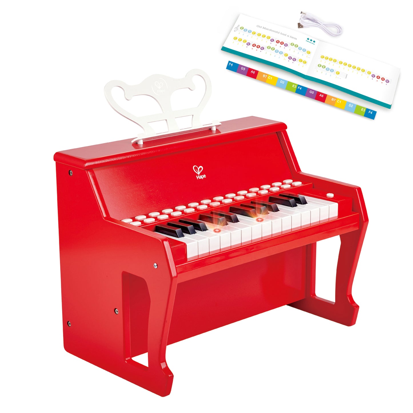 Learn with Lights Piano (Red)