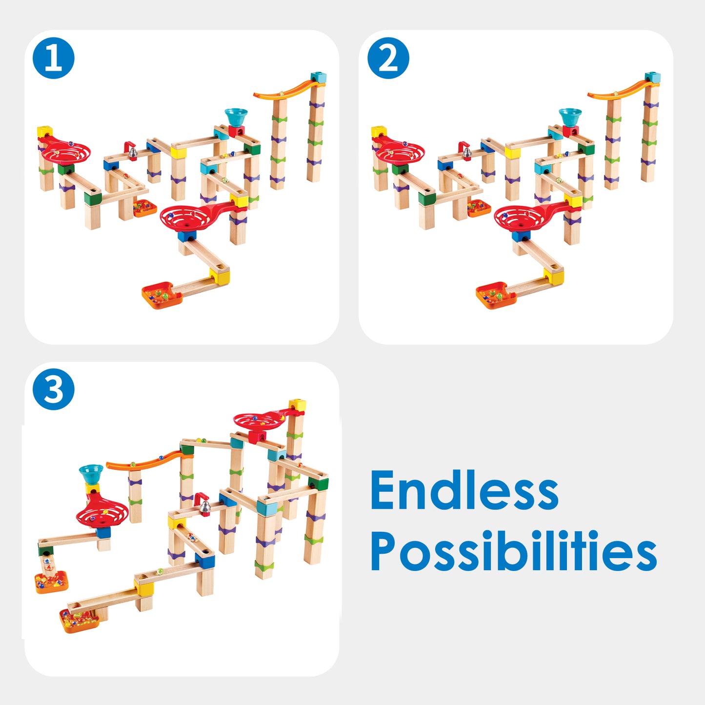 TRICKS & TWISTS MARBLE TRACK