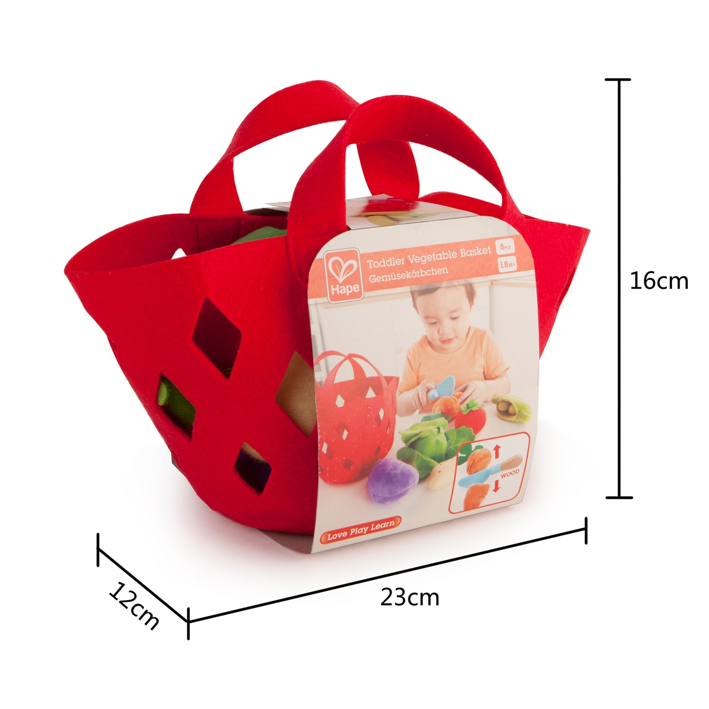 Toddler Vegetable Basket